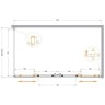 Душевой уголок Cezares Molveno 180x100 MOLVENO-AH-2/1-180/100-C-Cr-IV