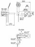 Смеситель для ванны Cezares Czr CZR-B-VDM1-T-NOP с термостатом