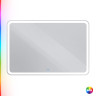 Зеркало Cezares Multicolore 120 CZR-SPC-MC-1200-800-RGB-TCH с подсветкой