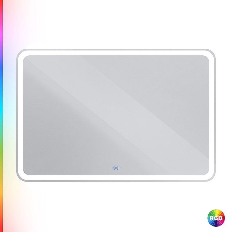 Зеркало Cezares Multicolore 120 CZR-SPC-MC-1200-800-RGB-TCH с подсветкой