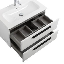 Тумба под раковину Cezares Eco-Cer-N 80 ECO-CER-N-800-2C-SO-BL подвесная