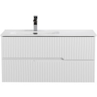 Тумба под раковину Cezares Duet-N 100 L DUET-N-1000-2C-SO-BL-L подвесная