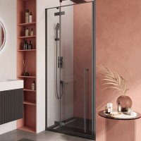 Душевая дверь Cezares Liner 90 L LINER-B-12-90-C-NERO-L