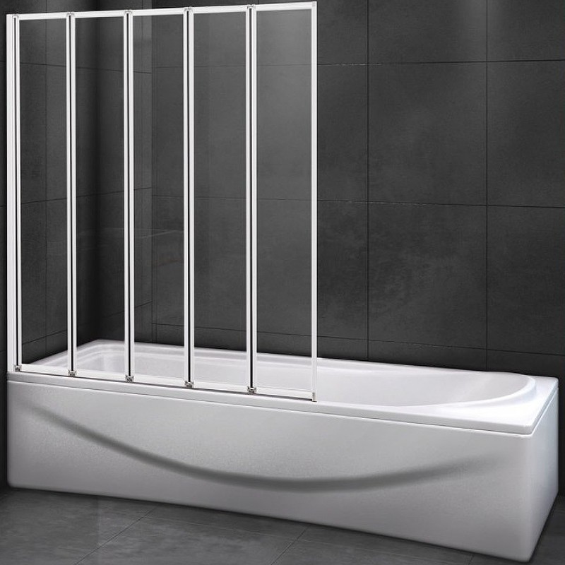 Шторка на ванну Cezares Relax 120 RELAX-V-5-120/140-C-Bi