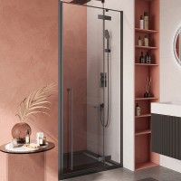 Душевая дверь Cezares Liner 90 R LINER-B-12-90-C-NERO-R
