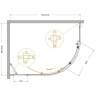 Душевой уголок Cezares Molveno 120x90 MOLVENO-RH-1-120/90-C-GM-IV