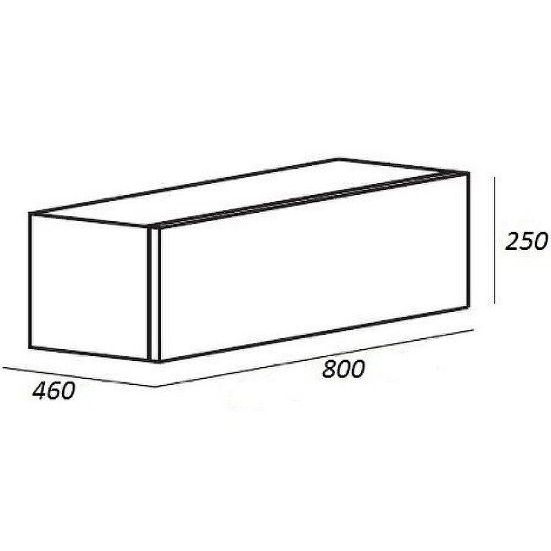 Тумба Cezares Cadro 80 CADRO-80-1C-SO-BG-BLUM подвесная