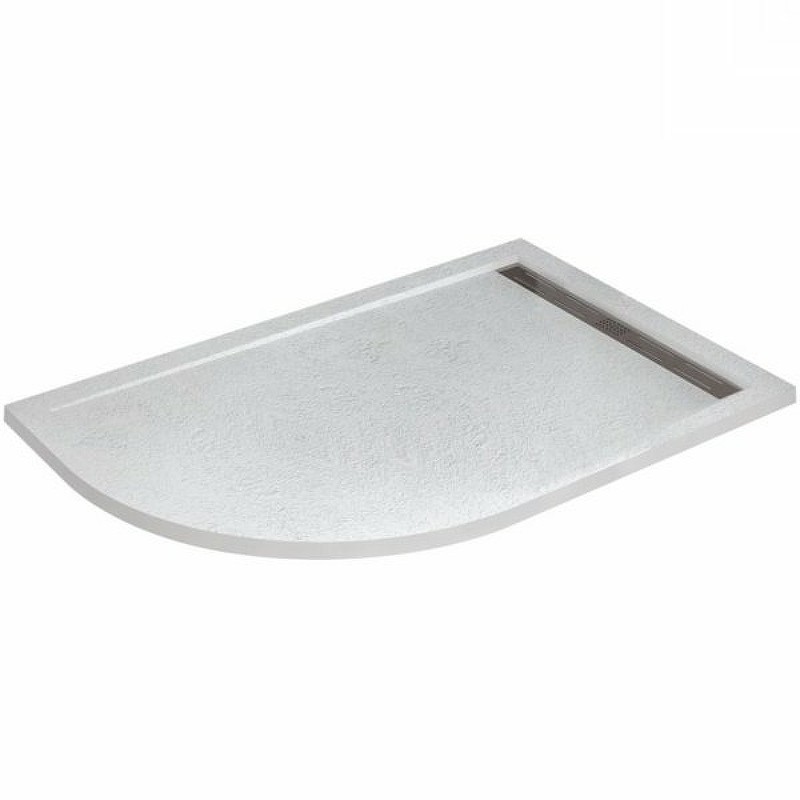 Душевой поддон из искусственного камня Cezares Tray AS 120x90 R TRAY-AS-RH-120/90-550-30-W-R