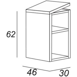 Полка Cezares Urban 30 55165
