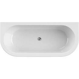 Акриловая ванна Cezares Slim 180x79 SLIM WALL-180-80-60-NERO-SET