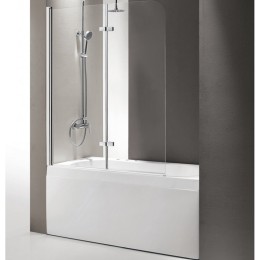Шторка на ванну Cezares ECO-O-V-21-120/140-C-Cr