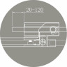 Душевой уголок Cezares Slider 110x90 SLIDER-AH-1-90-100/110-C-NERO