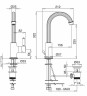 Смеситель для раковины Cezares Olimp LSM2-L OLIMP-LSM2-02-L