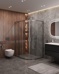 Душевой уголок Cezares Molveno 120x100 MOLVENO-RH-2-120/100-C-GM-IV