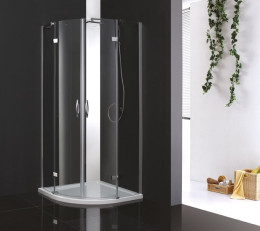 Душевой уголок Cezares Bergamo R-2 Arco 100x100 BERGAMO-W-R-2-100-ARCO-C-Cr-IV