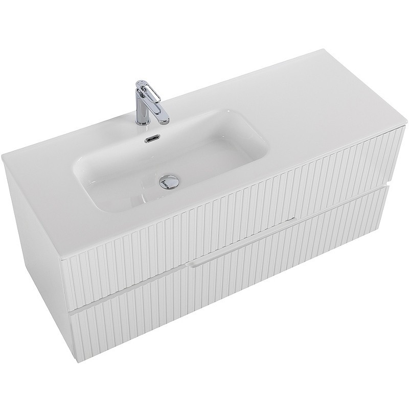 Тумба под раковину Cezares Duet-N 120 L DUET-N-1200-2C-SO-BL-L подвесная