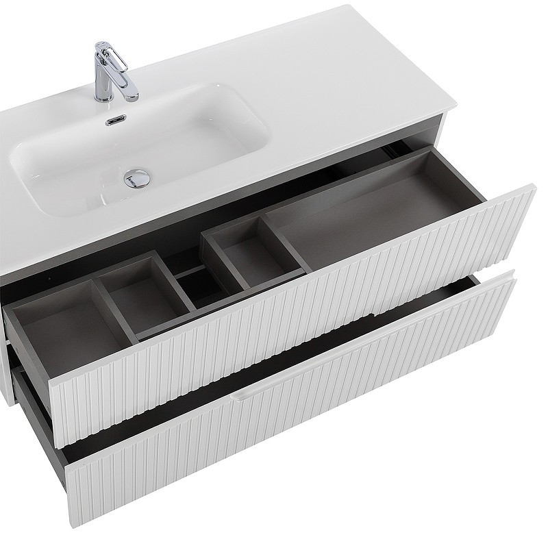 Тумба под раковину Cezares Duet-N 120 L DUET-N-1200-2C-SO-BL-L подвесная