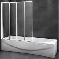 Шторка на ванну Cezares Relax 100x140 RELAX-V-4-100/140-C-Bi