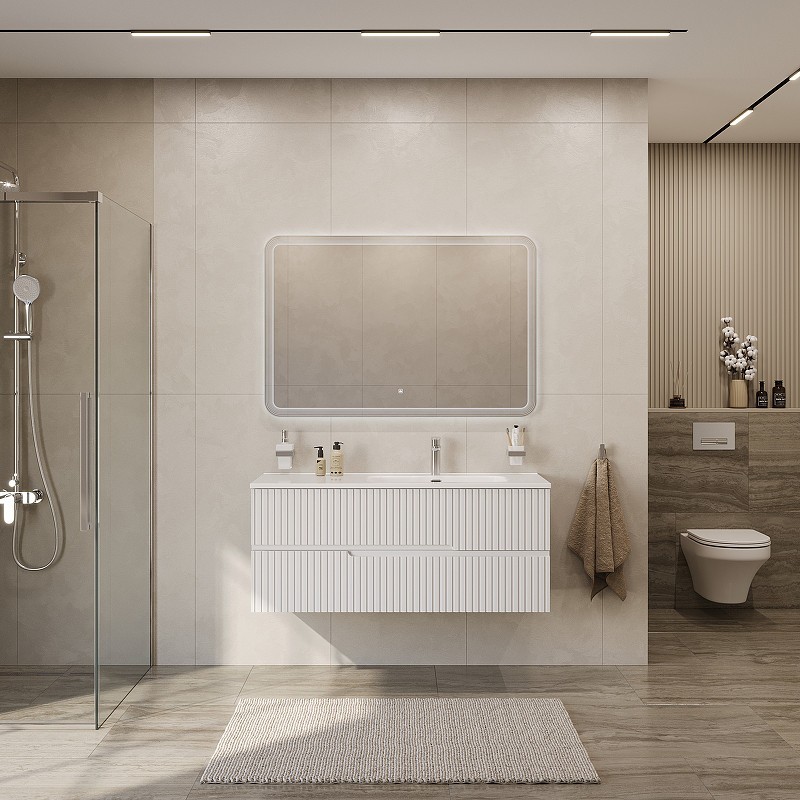 Тумба под раковину Cezares Duet-N 120 R DUET-N-1200-2C-SO-BL-R подвесная