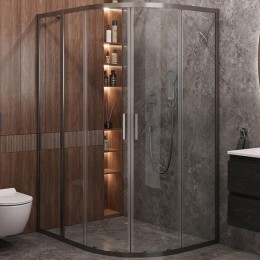 Душевой уголок Cezares Molveno 130x100 MOLVENO-RH-2-130/100-C-GM-IV
