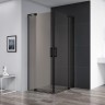 Душевой уголок Cezares Slider 110x80 SLIDER-AH-2-70/80-100/110-BR-NERO