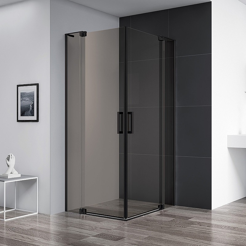 Душевой уголок Cezares Slider 110x80 SLIDER-AH-2-70/80-100/110-BR-NERO