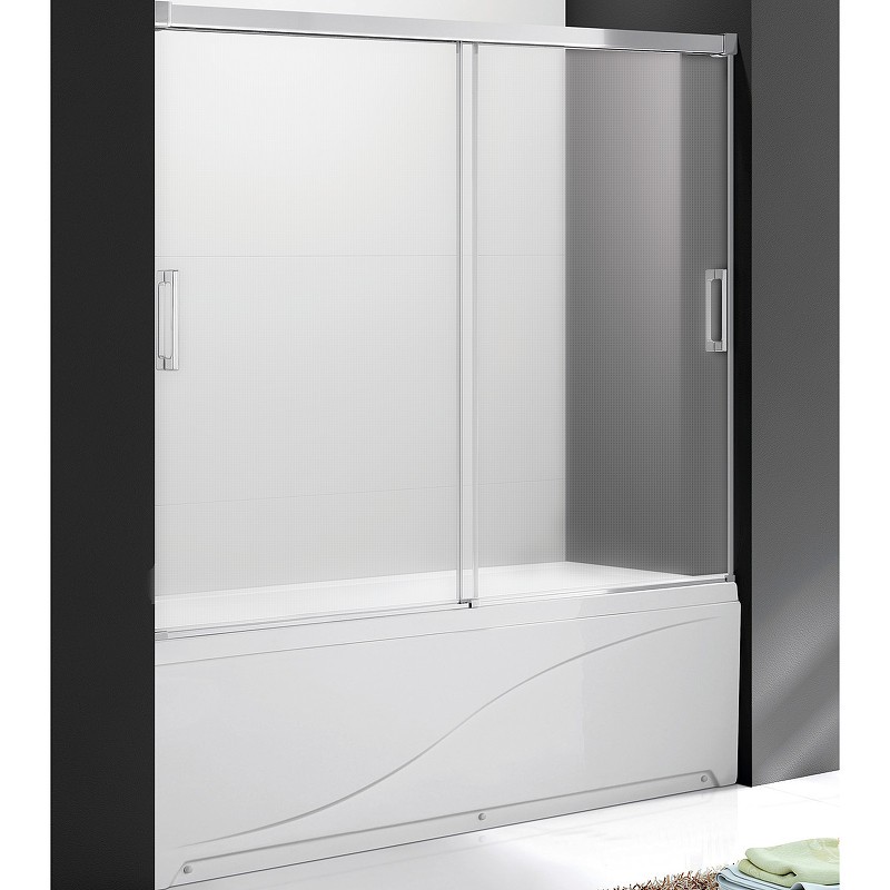 Шторка на ванну Cezares Tandem Soft 170 TANDEM-SOFT-VF-2-170/145-P-Cr