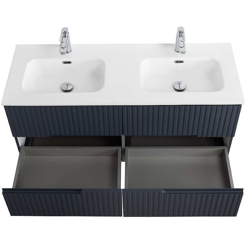 Тумба под раковину Cezares Duet-N 120 DUET-N-1200-4C-SO-2-GR-P подвесная
