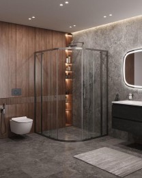 Душевой уголок Cezares Molveno 130x120 MOLVENO-RH-22-130/120-C-GM-IV