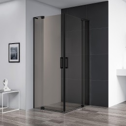Душевой уголок Cezares Slider 90x80 SLIDER-AH-2-70/80-80/90-BR-NERO