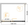 Душевой уголок Cezares Duet Soft-М 160x80 DUET SOFT-M-AH-1-160/80-C-Cr
