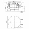Акриловый поддон для душа Cezares Tray A 120x90 R TRAY-A-RH-120/90-550-15-W-R