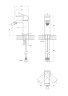 Смеситель для биде Cezares Porta PORTA-BS1-SS