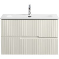 Тумба под раковину Cezares Duet-N 80 DUET-N-800-2C-SO-AS-P подвесная