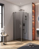 Душевой уголок Cezares Slider 80x80 SLIDER-AH-1-80-70/80-GRIGIO-GM