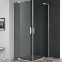 Душевой уголок Cezares Slider 90x80 SLIDER-AH-2-70/80-80/90-GRIGIO-Cr