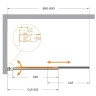 Шторка на ванну Cezares Slider 90 SLIDER-VF-11-90/150-C-BORO