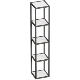 Полка Cezares Cadro 30 CADRO-30/30/160-4C-SO-MET-ST