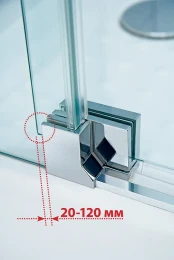 Душевой уголок Cezares Slider 80x80 SLIDER-AH-1-80-70/80-C-Cr