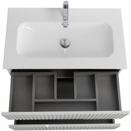 Тумба под раковину Cezares Duet-N 80 DUET-N-800-2C-SO-FBS-P подвесная