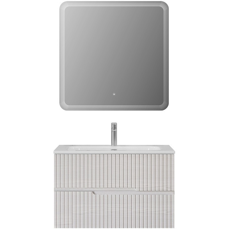Тумба под раковину Cezares Duet-N 80 DUET-N-800-2C-SO-FBS-P подвесная