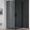 Душевой уголок Cezares Slider 90x80 SLIDER-AH-2-70/80-80/90-GRIGIO-NERO