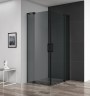Душевой уголок Cezares Slider 90x80 SLIDER-AH-2-70/80-80/90-GRIGIO-NERO