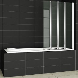 Шторка на ванну Cezares Pratico 100 PRATICO-V-4-100/140-C-Cr