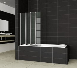 Шторка на ванну Cezares Pratico 100 PRATICO-V-4-100/140-C-Cr