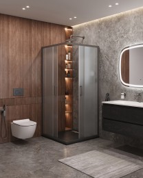Душевой уголок Cezares Molveno 90x90 MOLVENO-A-2-90-P-GM