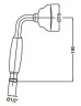 Ручной душ Cezares Czr CZR-U-D1FC-03/24-Bi