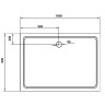 Душевой поддон из стеклокомпозита Cezares Tray SMC 180x90 TRAY-M-AH-180/90-35-W