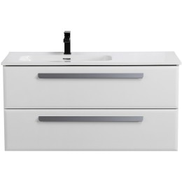 Тумба под раковину Cezares Eco-Cer-N 100 L ECO-CER-N-1000-2C-SO-BL-L подвесная
