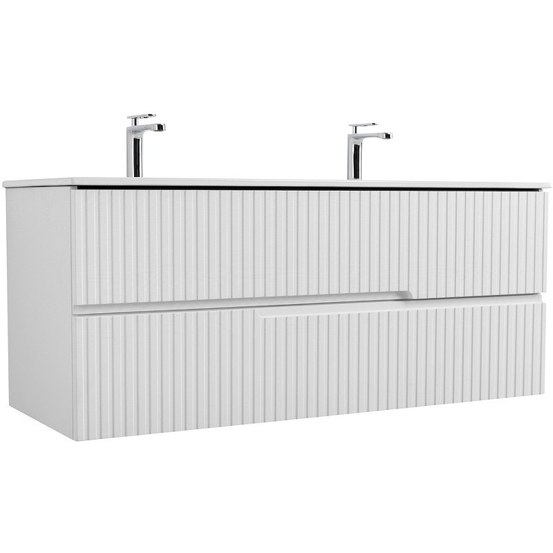 Тумба под раковину Cezares Duet-N 120 DUET-N-1200-2C-SO-FBS-P подвесная